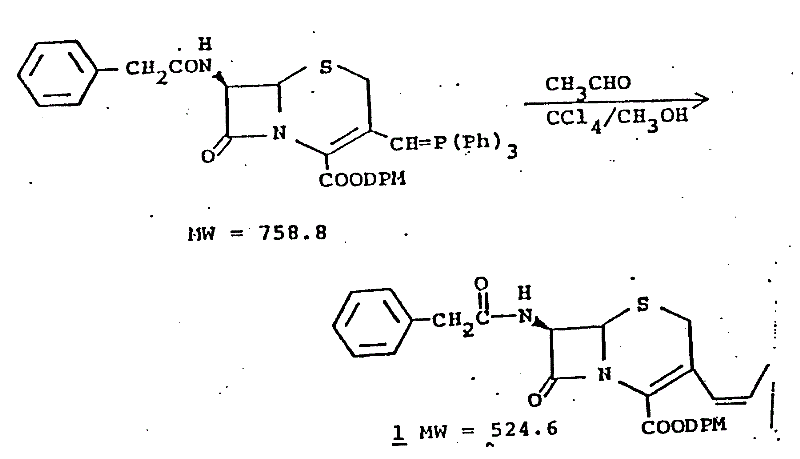 Reaction scheme showing Wittig olefination with acetaldehyde and lithium halide enhancement