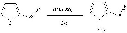 Conversion of 2-formylpyrrole to 2-cyanopyrrole using ammonium sulfate