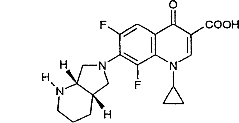 Specific starting material structure Bay z 7906 for 8-methoxy substitution