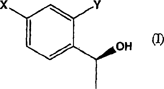 General structure of chiral alcohol product Formula I