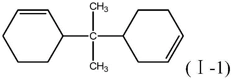 Reaction scheme showing the epoxidation of compound I-1 to alicyclic epoxy resin