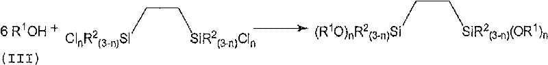 Alkoxylation of 1,2-dichlorosilylethane