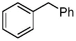 Specific synthesis example of diphenylmethane from benzene and vinyl benzyl ether showing high yield