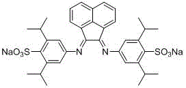 Structure of the water-soluble sulfonated N,N-bis-(2,6-diisopropylphenyl)-ethylenediimine ligand used in the catalyst system