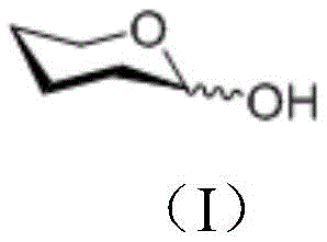 General structural formula of pyranose backbone showing the common sugar skeleton applicable to the synthesis