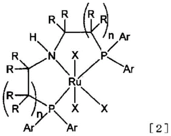 Structure of the preferred Ru-MACHO ruthenium catalyst Formula 4