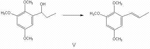 Selective dehydration reaction converting phenylpropyl alcohol to E-Alpha-Asaronum using copper-based catalyst