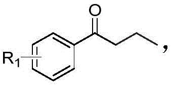 General structure of aryl butanone starting material