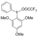 Structure of the hypervalent iodine oxidant used in the reaction