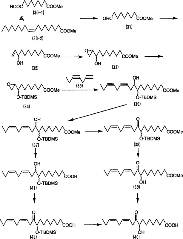 Specific synthesis example showing the preparation of o-iodoxybenzoic acid and subsequent oxidation steps