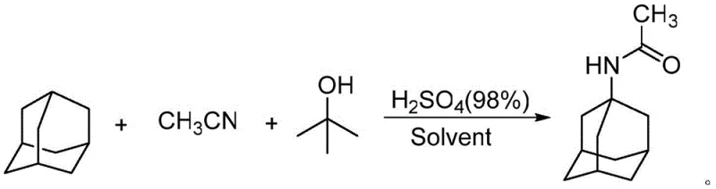 Comparative reaction scheme showing traditional high-acid usage method