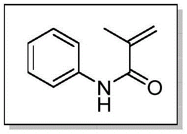 Specific chemical structure of N-phenylmethacrylamide product from Example 1