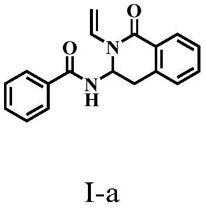Specific example of synthesis yielding compound I-a with 81% yield