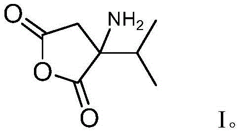 Chemical structure of the novel amino-containing succinic anhydride derivative (Formula I) produced via biocatalysis