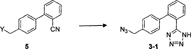 Lewis acid catalyzed synthesis of azido-methyl tetrazole intermediate from cyano precursor