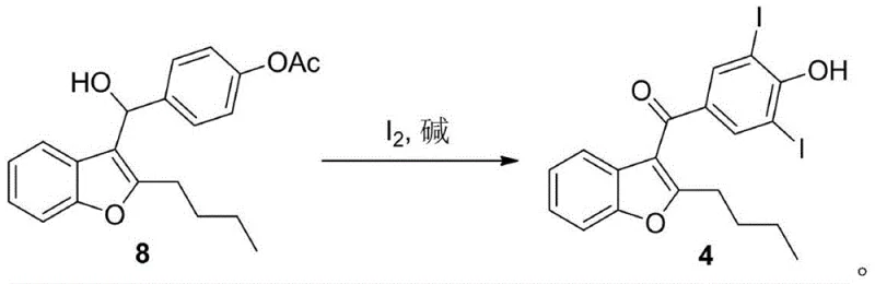 Reaction mechanism for the one-pot iodination and oxidation step