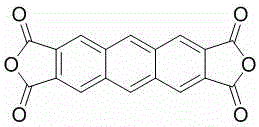 Chemical structure of 2,3,6,7-anthracene tetracarboxylic dianhydride (ANTDA)