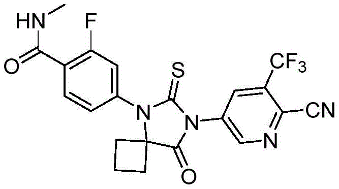 Prior art synthesis route utilizing toxic sodium cyanide and microwave heating