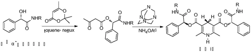 Synthetic route for preparing the chiral 1,4-dihydropyridine catalyst