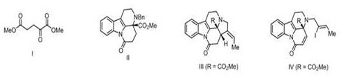 Previous synthesis route of Arbornamine by Yang group showing complex intermediates