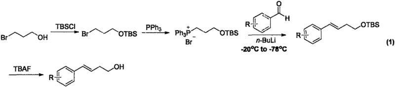 Traditional Wittig reaction pathway showing multi-step protection and deprotection