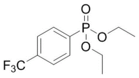 Chemical structure of Diethyl (4-trifluoromethylphenyl)phosphonate demonstrating tolerance to electron-withdrawing groups