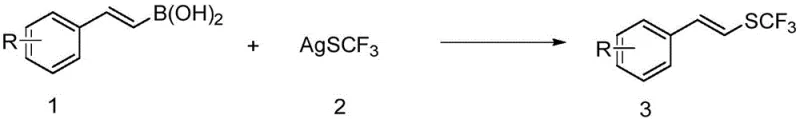 Reaction Scheme A detailing the radical mechanism with AgSCF3 and oxidant
