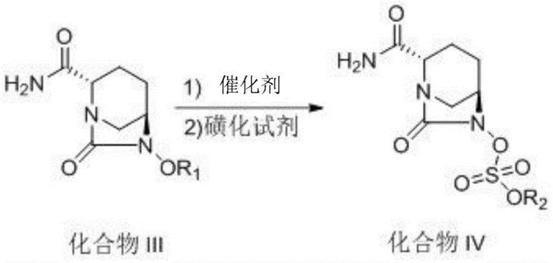 Micro-channel hydrogenation and sulfation step converting the benzyl intermediate to the sulfate salt