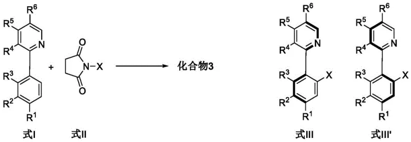General reaction scheme showing the Rh-catalyzed halogenation of biaryl compounds to form axial chiral products