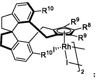 Specific optimized reaction conditions and catalyst structure for high enantioselectivity