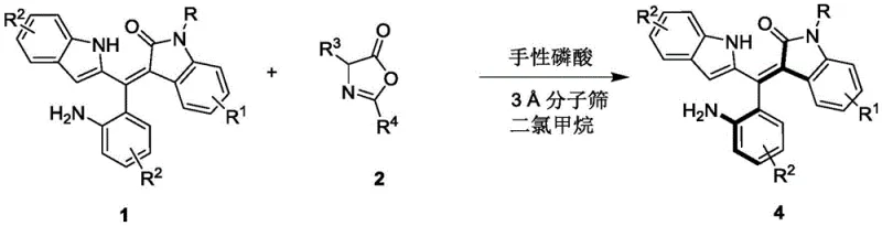 General synthetic route for axially chiral styrene compound 4 via kinetic resolution