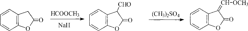 Novel two-step synthesis route using formate ester and dimethyl sulfate
