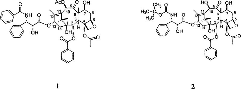 General reaction scheme showing the conversion of 10-deacetylbaccatin III (Formula B) to C-7 protected baccatin III (Formula A)