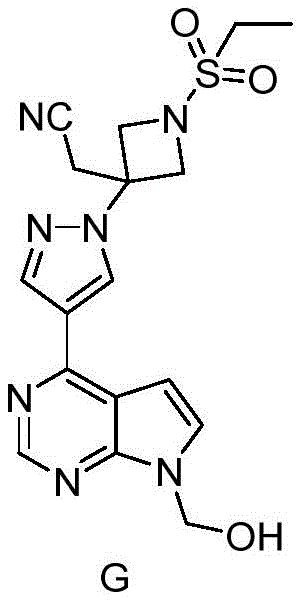 Chemical structure of Hydroxymethyl Intermediate Impurity G which is minimized in the new process