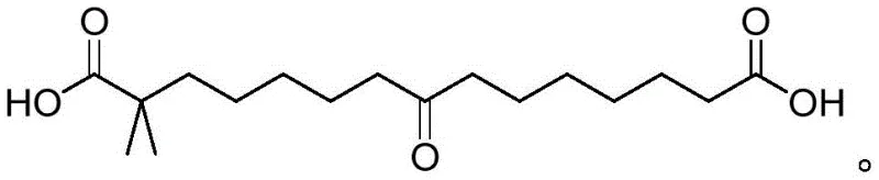Chemical structure of the keto-intermediate precursor used in the novel Bempedoic Acid synthesis