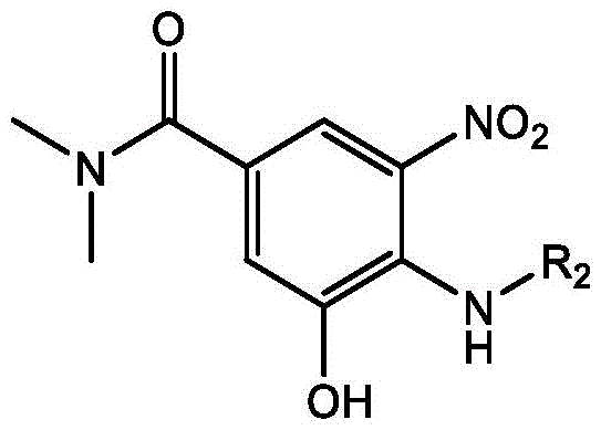 Chemical structure of Formula 2 showing the hydroxy-intermediate prior to cyclization