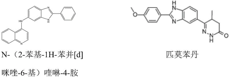 Chemical structures of drugs containing benzimidazole and quinazoline scaffolds such as Prazosin and Lapatinib