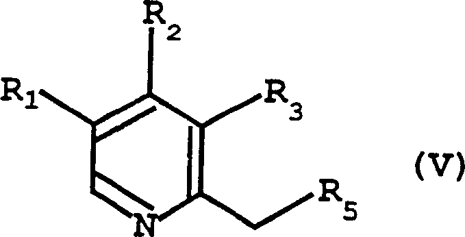 Formula (V) Intermediate showing the activated leaving group (R5) generated from N-oxide activation
