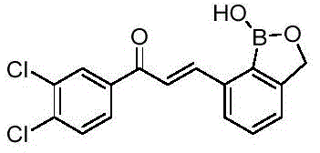 Structure of Compound 9 showing high antitumor activity