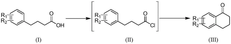 General reaction scheme for the green synthesis of benzocyclohexanone compounds from 4-phenylbutyric acid derivatives using metal-doped molecular sieves