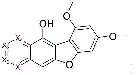 Oxidation reaction scheme converting Compound I to quinone intermediate Ia using potassium nitrosopersulfate