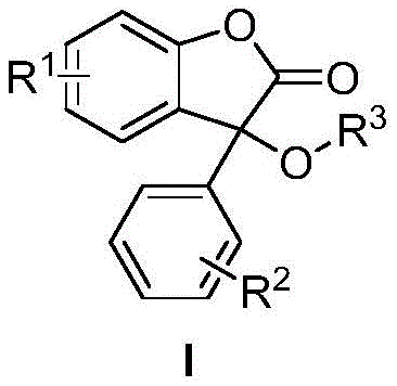 General structure of benzofuranone derivatives I synthesized via copper-catalyzed CDC reaction