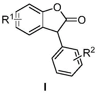General structural formula of benzofuranone compounds synthesized via the patented nickel-catalyzed method