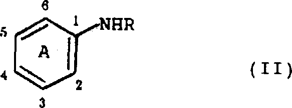 Chemical structure of N-phenyl amide reactant Formula II