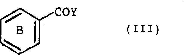 Chemical structure of Benzoic acid derivative reactant Formula III