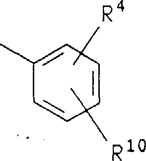 General structure of Formula I benzopyran LTB4 antagonists showing variable substituents R1 to R4