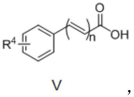 Structural formula of aromatic acid substrates showing variable R groups and chain length n