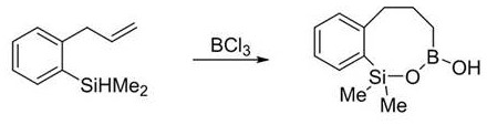 Specific example of the synthesis yielding 80% conversion for dimethyl-substituted benzosiloxaborole