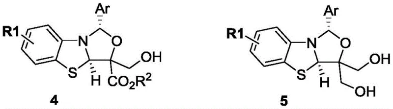 Derivatization of benzoxazolo compounds to hydroxymethyl derivatives via reduction