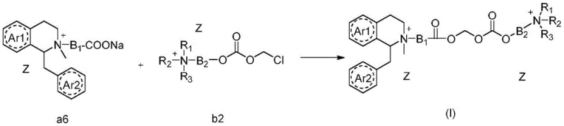 Final coupling reaction between Fragment A carboxylate and Fragment B chloromethyl carbonate to form the target molecule